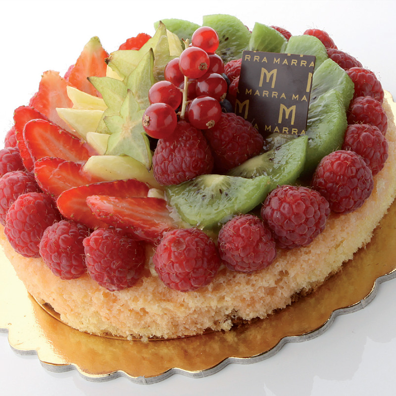 Génoise di frutta fresca