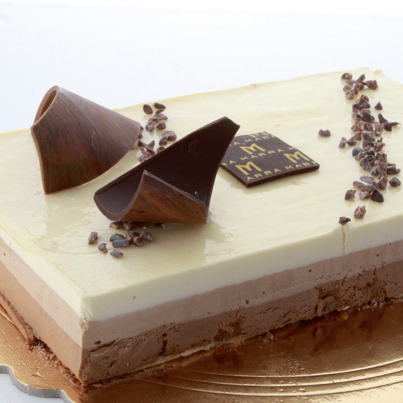 Mousse ai tre cioccolati