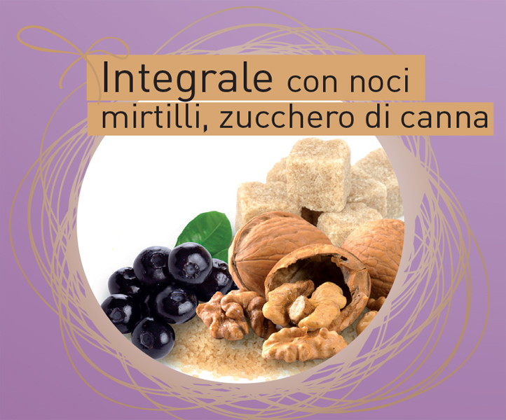 Colomba integrale con noci, mirtilli zucchero di canna